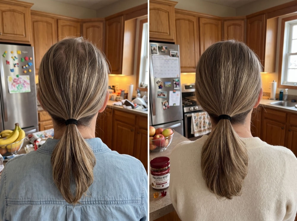 Maria L., 56, before and after
